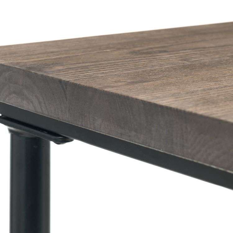 Carnegie Pipe Mocha Elm Home Office Desk homeofice