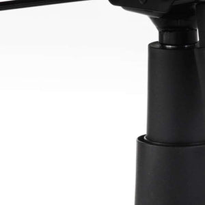 close up, of the  gas pump of the chelsea leather chair