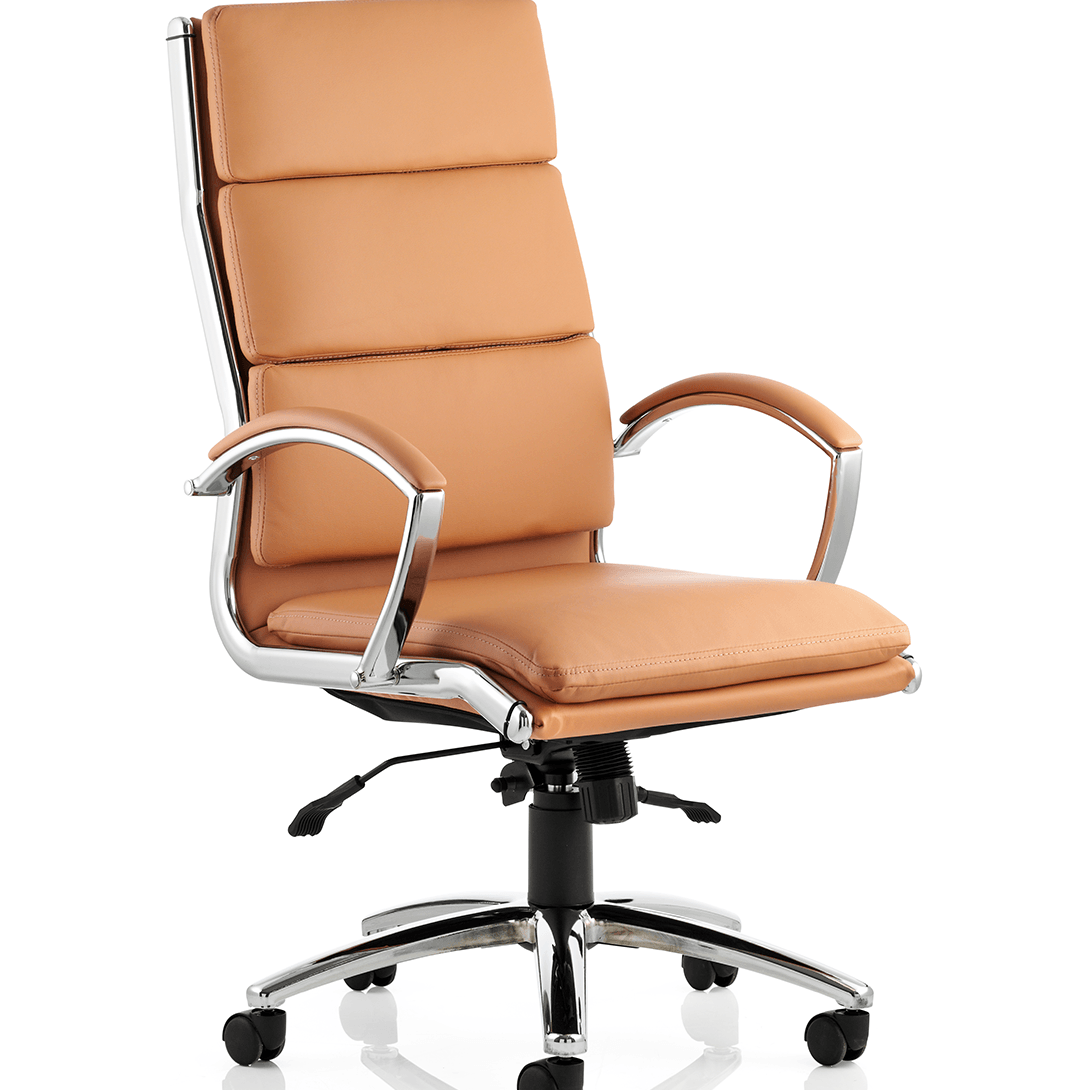 Desk chair tan deals leather