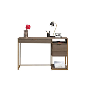 Lux Diamond Ash Finish Retro Style Home Office Desk homeofice